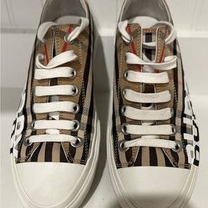 Authentic Burberry Plaid Sneakers